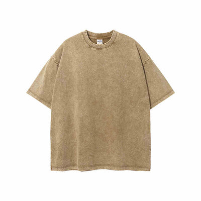 Camiseta Vintage Batik de Algodón con Efecto Desgastado - Image 3
