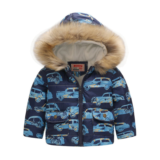Chaqueta Térmica Infantil con Capucha - Algodón Grueso Acolchado Unisex - Image 30