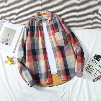 Camisa de Cuadros Térmica para Hombre con Forro de Polar - Image 44
