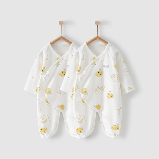 Pijama Enterizo Bebé Algodón Cuatro Estaciones - Romper Recién Nacido Otoño - Image 4