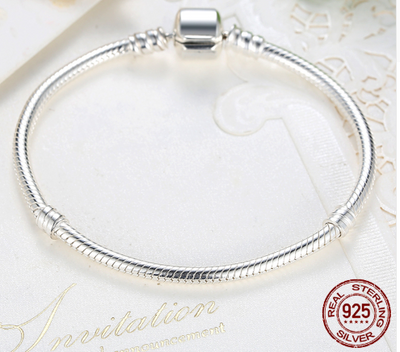 Pulsera de Plata 925 con Dijes Intercambiables - Joya Auténtica para Mujeres - Image 2