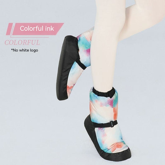 Zapatillas de Calentamiento Ballet Algodón - Zapatos de Práctica Invierno - Image 12