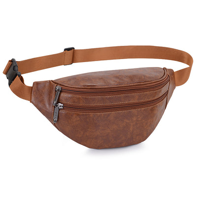 Bolsa de Cintura Retro en Cuero PU para Hombre - Image 14