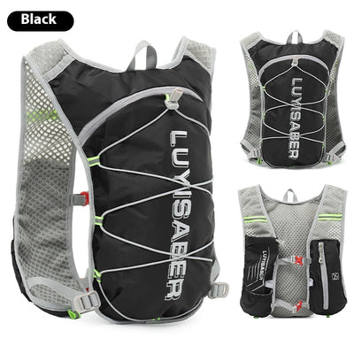Mochila de Running Multifuncional de Nailon con Reflejante de Seguridad - Image 7