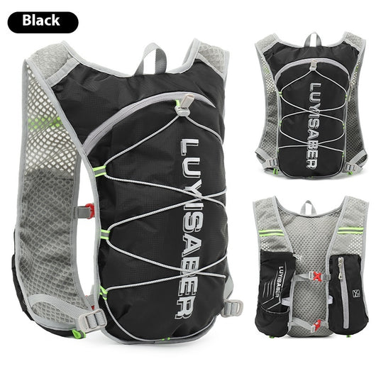 Mochila de Running Multifuncional de Nailon con Reflejante de Seguridad - Image 7