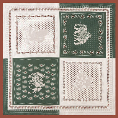 Pañuelos de Seda Sintética Estampados - Image 62