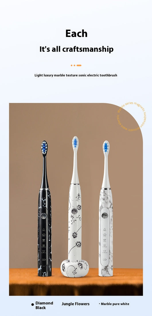 Cepillo de Dientes Eléctrico con Suspensión Magnética y Carga Inteligente - Image 12