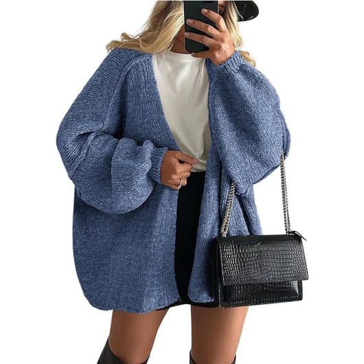 Abrigo Suéter Tejido Casual para Mujer - Image 9