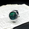 Reloj Verde Plateado