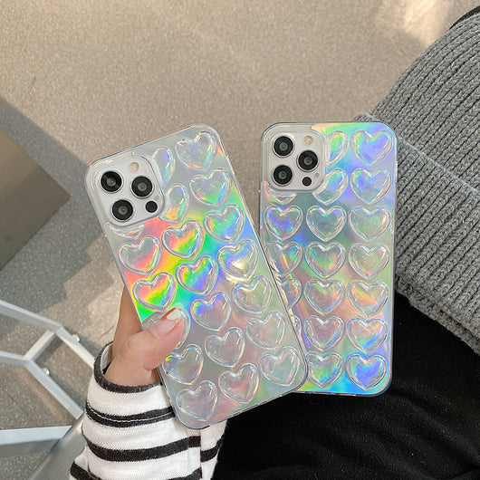 Funda Transparente 3D con Grabado Láser Love para Celular - Image 13