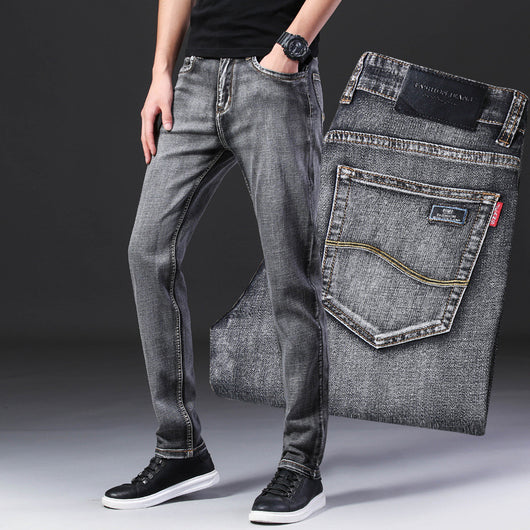 Jeans Holgados Elásticos Versátiles para Hombre - Corte Cómodo