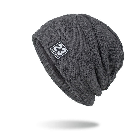 Gorro Tejido de Lana Gruesa Cálido para Mujer - Pullover Outdoor
