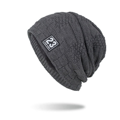 Gorro Tejido de Lana Gruesa Cálido para Mujer - Pullover Outdoor