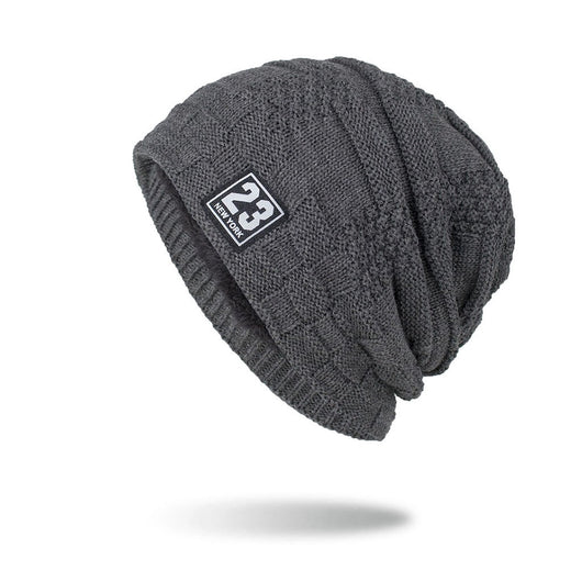 Gorro Tejido de Lana Gruesa Cálido para Mujer - Pullover Outdoor
