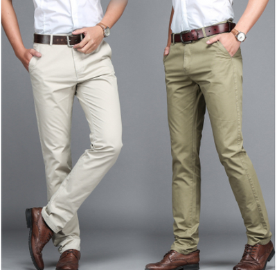 Pantalones rectos para hombre