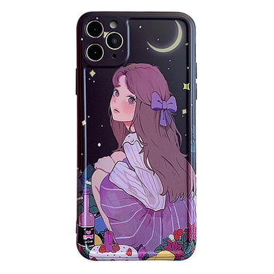 Funda para iPhone Estilo Cómic Chica - Diseño Simple y Moderno - Image 2