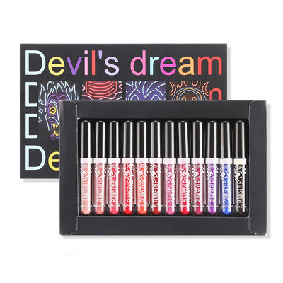 Set de 12 Labiales Líquidos Halloween - Brillo Diamante Larga Duración - Image 6