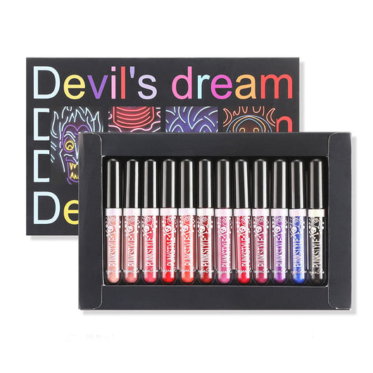 Set de 12 Labiales Líquidos Halloween - Brillo Diamante Larga Duración - Image 6
