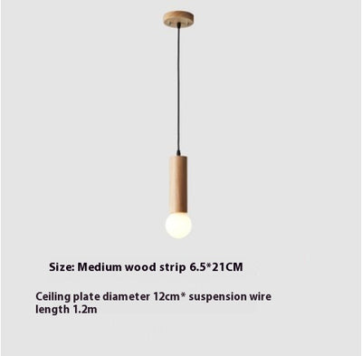 Lámpara Colgante de Madera para Restaurante - Diseño Moderno Minimalista - Image 7