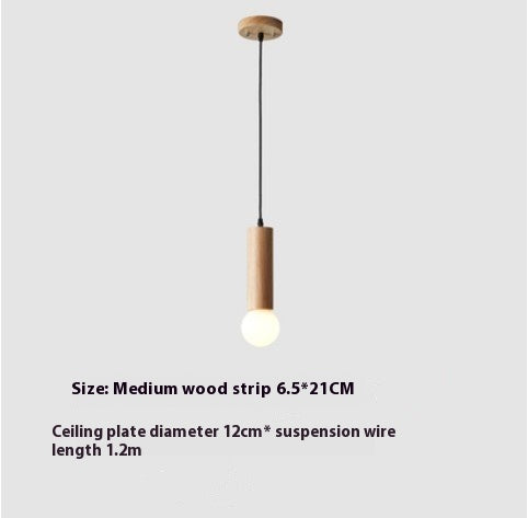 Lámpara Colgante de Madera para Restaurante - Diseño Moderno Minimalista - Image 7