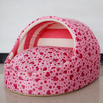 Cama Desmontable y Lavable para Mascotas - Nido Otoñal