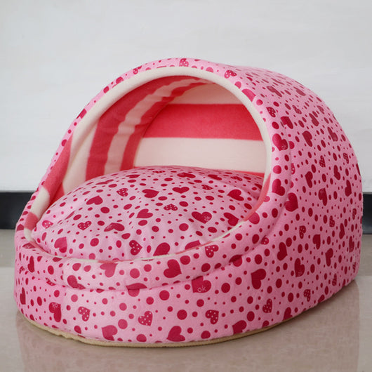 Cama Desmontable y Lavable para Mascotas - Nido Otoñal