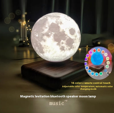 Parlante Bluetooth con Planeta Flotante Magnético - Image 8