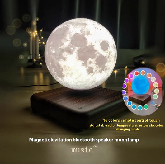 Parlante Bluetooth con Planeta Flotante Magnético - Image 8