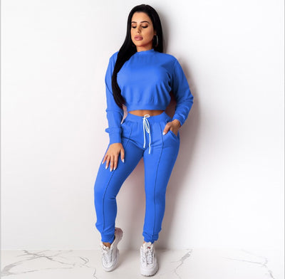 Conjunto Deportivo Casual para Mujer: Sudadera Oversize y Pantalón con Cordón - Image 14