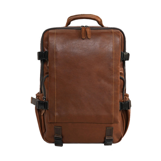 Mochila de Cuero Artesanal para Negocios - Estilo Profesional Masculino - Image 5