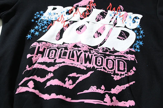 Sudadera Negra con Capucha para Festivales de Música - Casual y Cómoda - Image 14