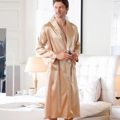 Pijama Largo para Hombre Otoño Invierno - Bata de Dormir Premium - Image 9