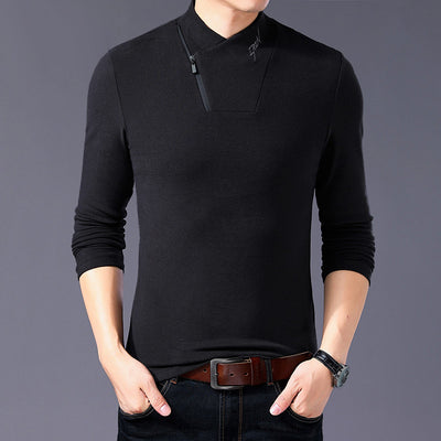 Camiseta Manga Larga con Cuello Alto y Cierre - Image 11