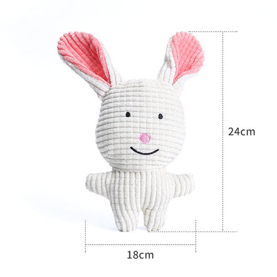 Juguetes de Peluche con Forma de Animales para Perros - Resistentes y Chirriantes - Image 2