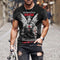 Camiseta Esportiva Personalizada 3D Masculina - Gola Redonda Verão