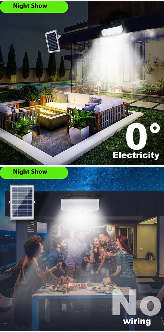 Lámpara Solar de Pared Tricolor con Sensor de Movimiento para Interiores y Exteriores - Image 14
