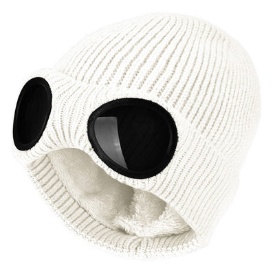 Gorro Tejido Abrigado con Gafas Protectoras - Protección Térmica Unisex Otoño Invierno - Image 9