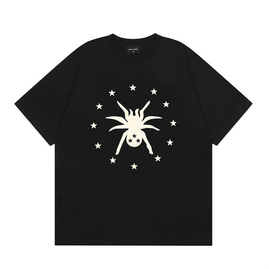Camiseta Estampado Araña de Manga Corta para Hombre - Image 5