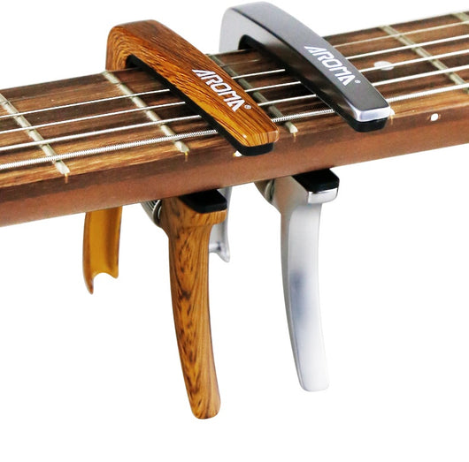 Guitarra Acústica Aroma Capo AC-30 de Madera Maciza - Image 7
