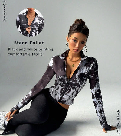 Chaqueta Deportiva Protectora Solar Transpirable con Cierre - Image 4