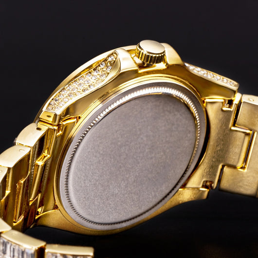 Reloj de Diamante Cuadrado Completo con Circonita de Alta Gama - Image 18