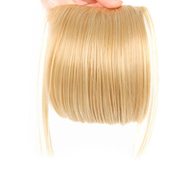 Peluca Sintética con Flequillo Lateral y Clips - Estilo Europeo Americano - Image 10