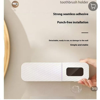 Soporte Inteligente para Cepillos de Dientes con Esterilización UV Automática - Image 4