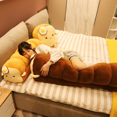 Almohada Peluche Pan Tostado - Cojín Gigante Suave para Dormir - Image 10