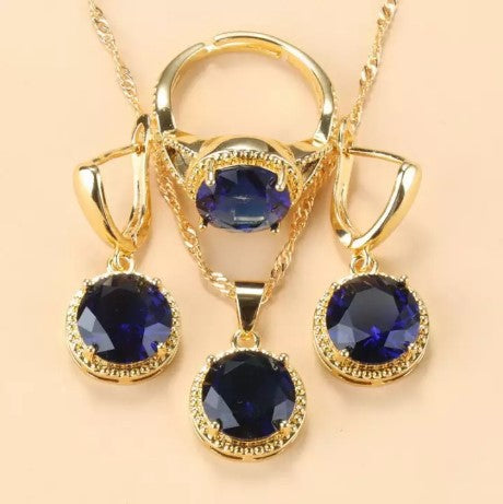 Conjunto de Joyas Elegantes: Aretes, Anillo y Collar - Image 13