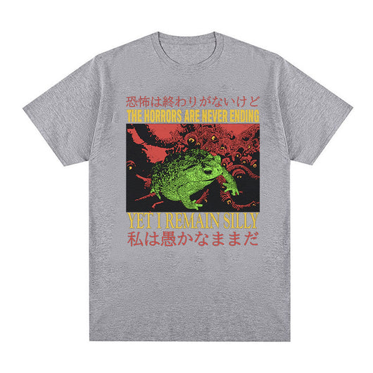 Camisa Suelta Estampada de Manga Corta para Hombre - Image 12