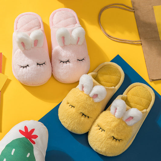 Pantuflas Peludas para Niños y Niñas - Cómodas Zapatillas de Algodón para Casa