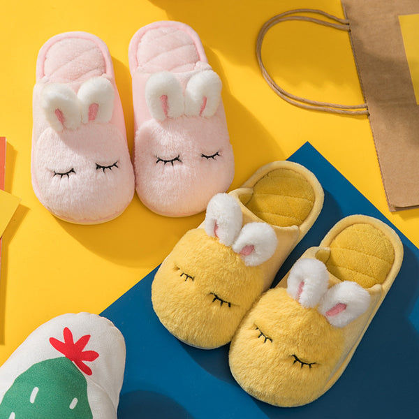 Pantuflas Peludas para Niños y Niñas - Cómodas Zapatillas de Algodón para Casa