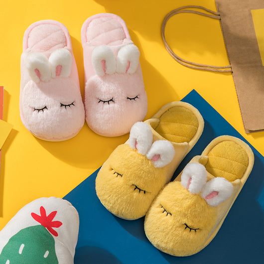 Pantuflas Peludas para Niños y Niñas - Cómodas Zapatillas de Algodón para Casa