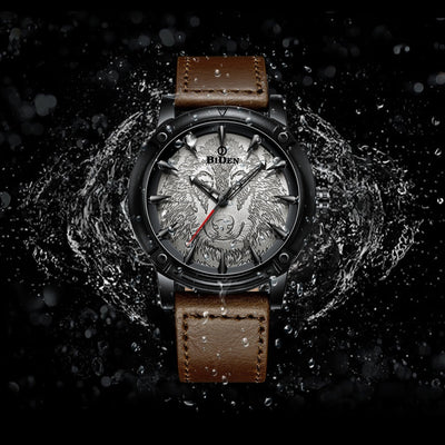 Reloj de Pulsera Casual para Hombre con Correa Sólida y Movimiento de Cuarzo
